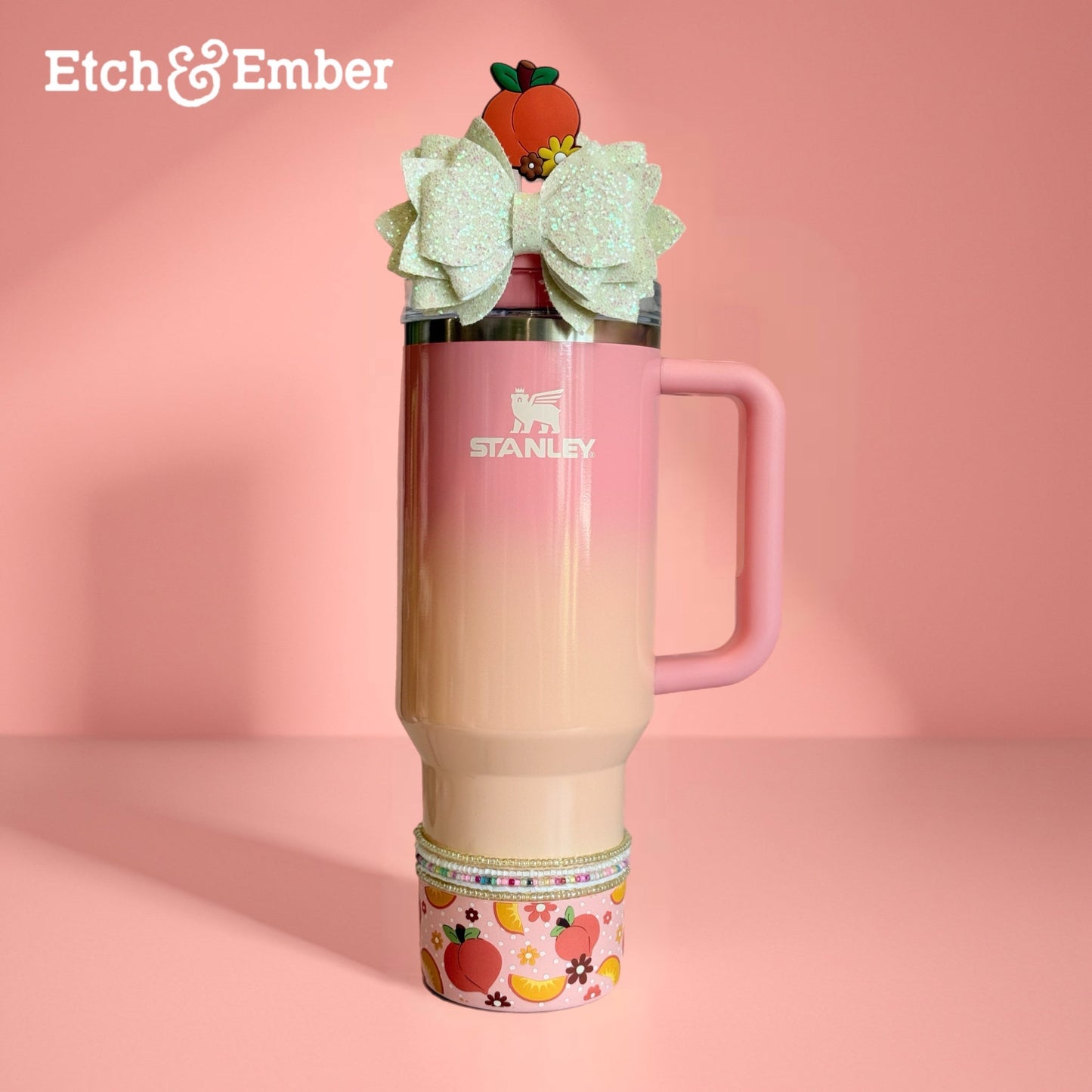 Sweet Peach Tumbler Boot -fits 20-40oz