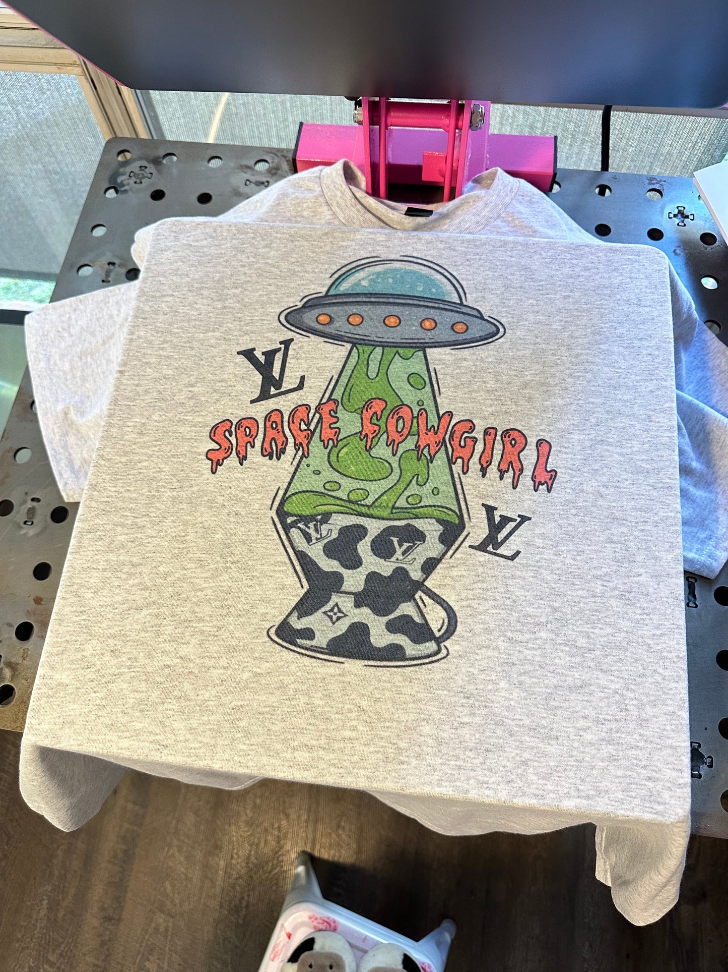 Space Cowgirl TEE or CREWNECK