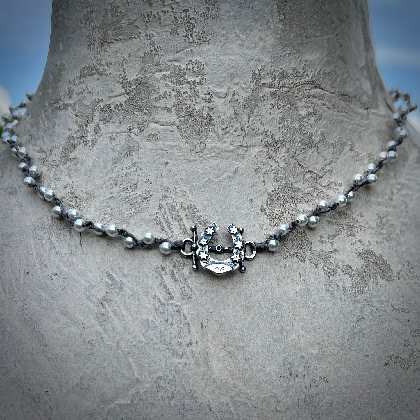 Lucky Stars Horseshoe Necklace