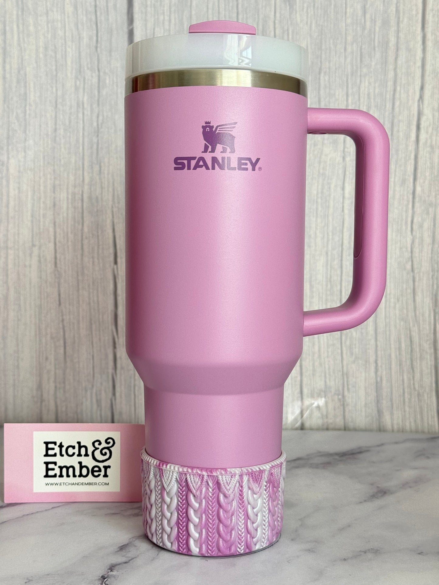 Laura’s Pretty Purple REMIX MACRAME Tumbler Boot
