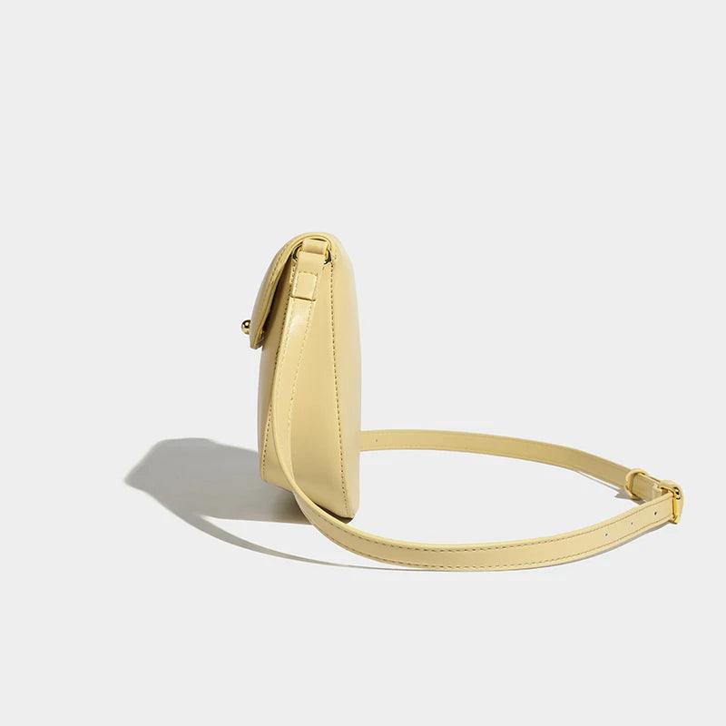 Luxury Retro Cowgirl Saddle Bag | Genuine Leather Brown Handbag