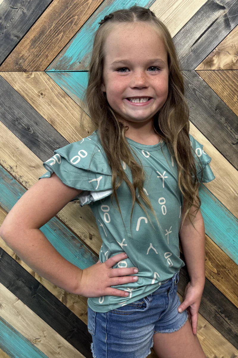 Mini branded lucky top