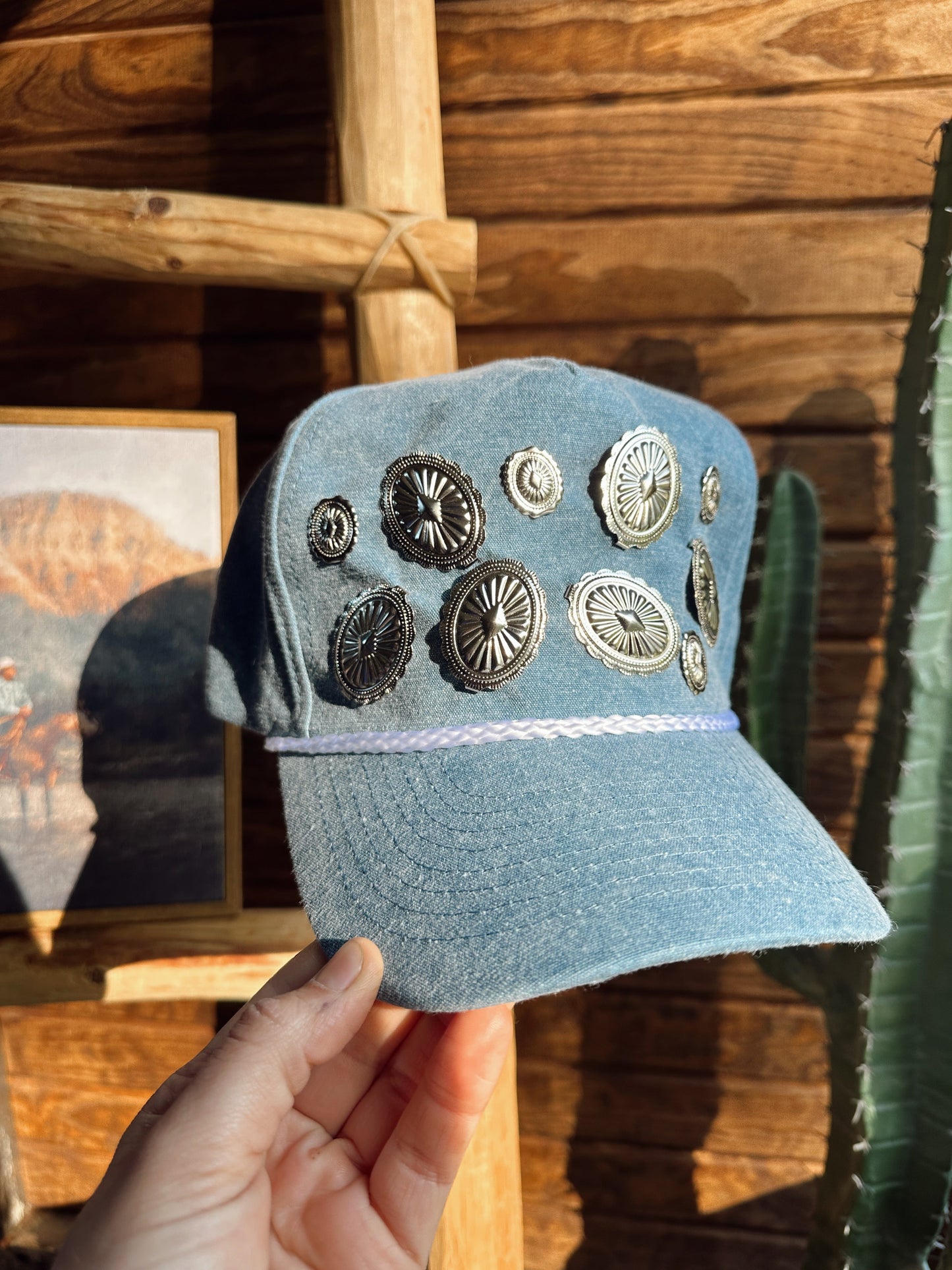 The Xtra Concho Trucker Cap - Denim
