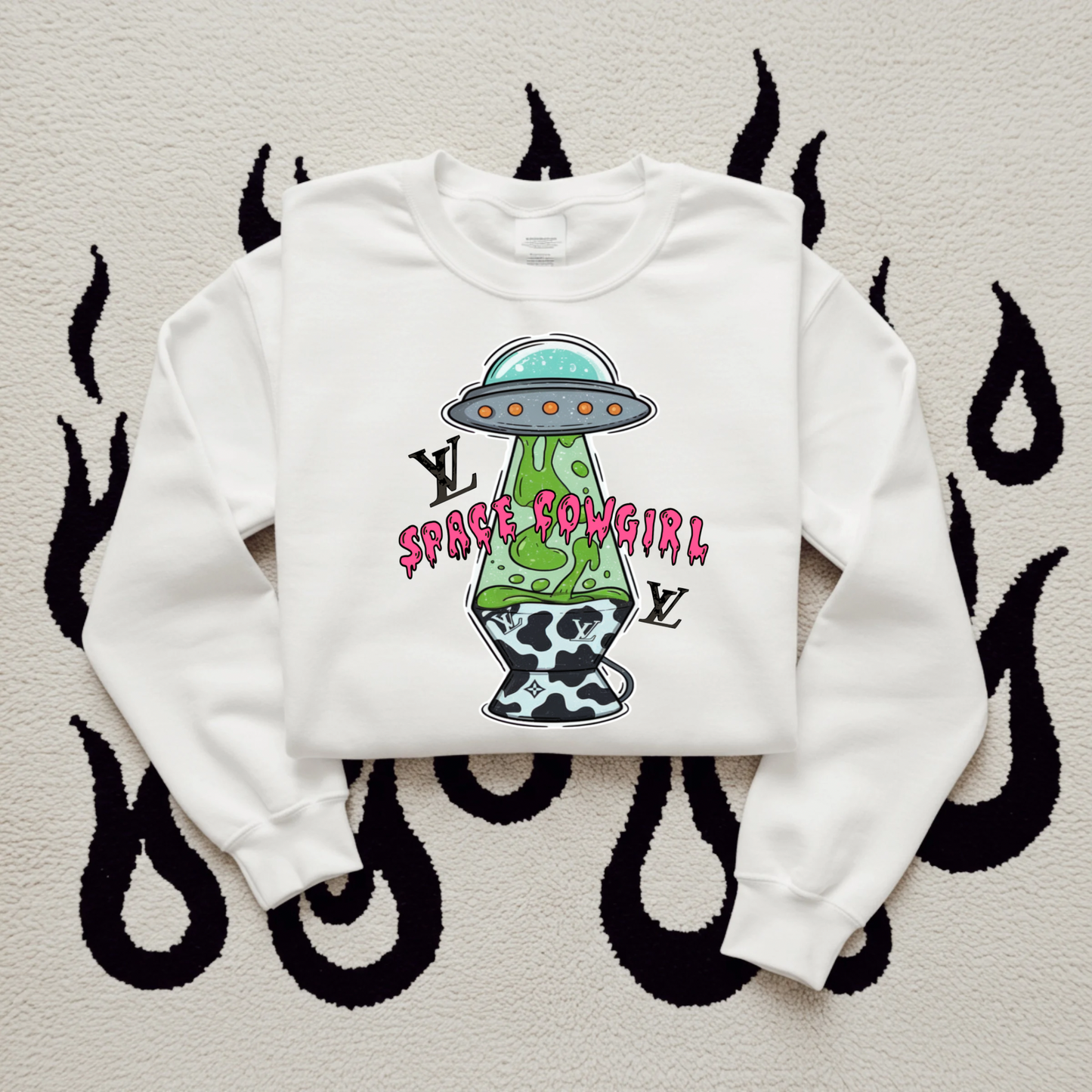 Space Cowgirl TEE or CREWNECK
