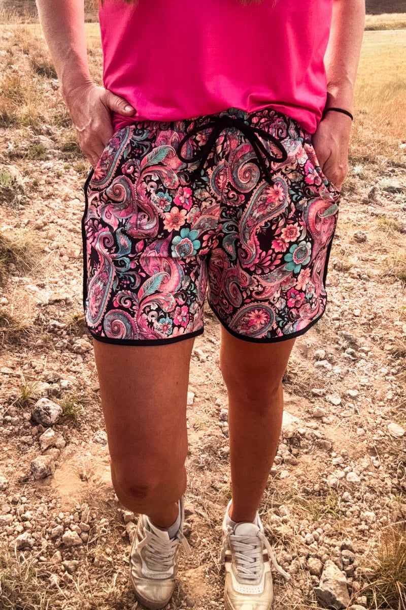 Midnight Bloom Shorts