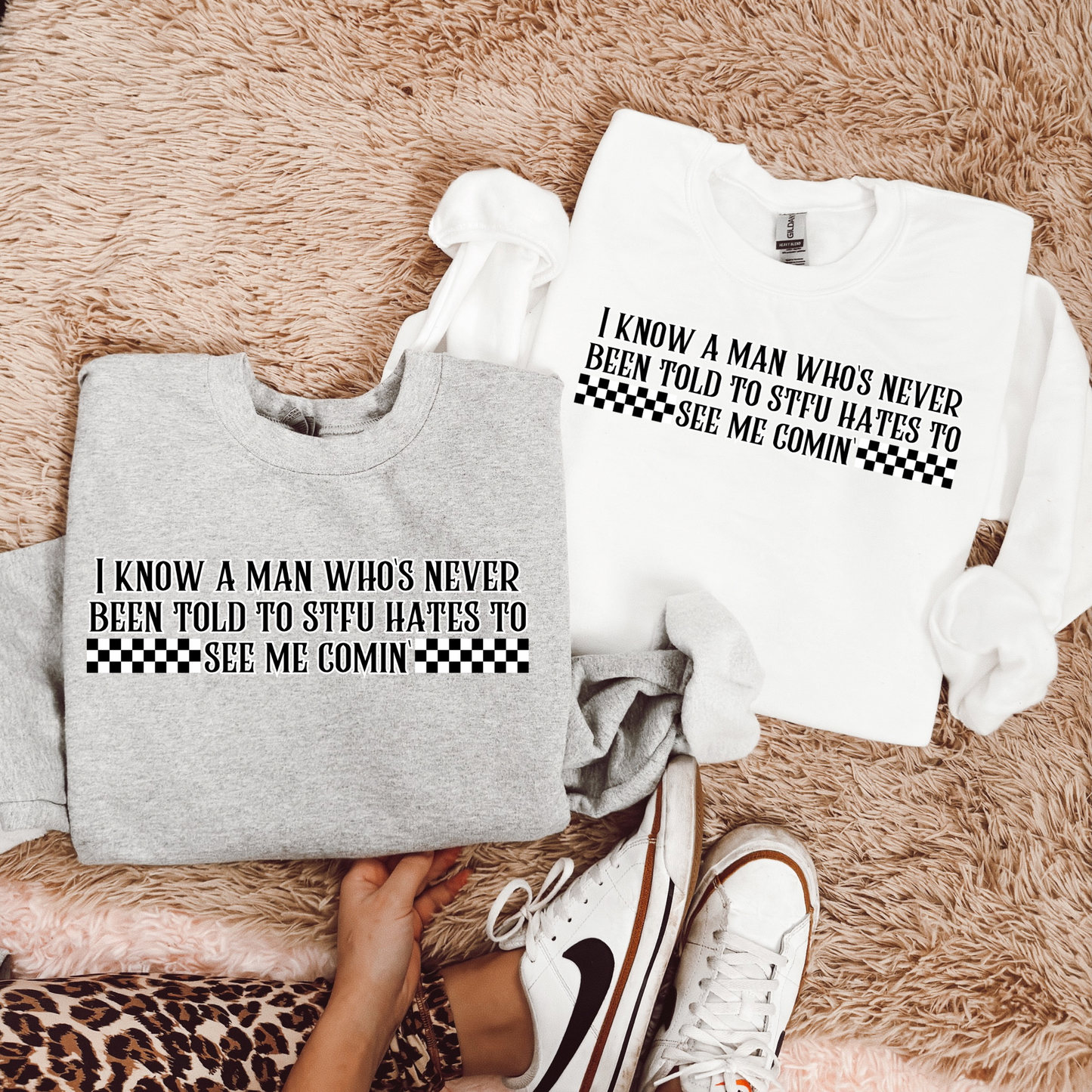 Shut Up TEE or CREWNECK