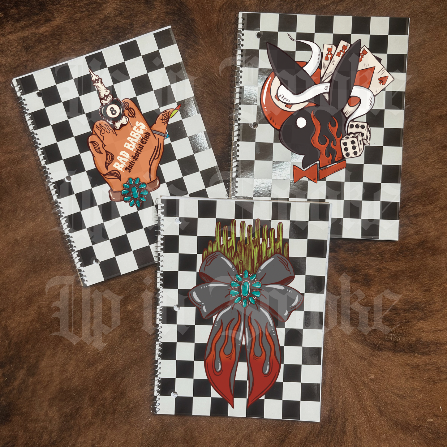 Yallternative Checkered Notebooks