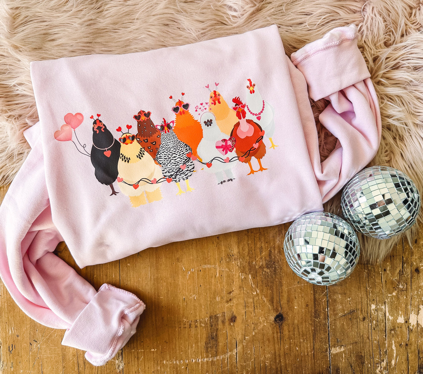 Valentines Chicken - Graphic Top