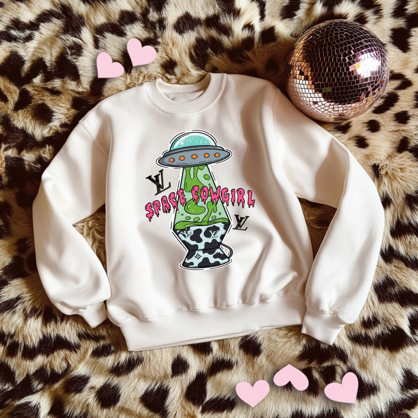 Space Cowgirl TEE or CREWNECK