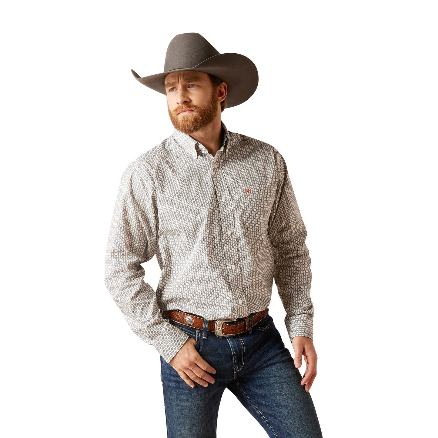Ariat Men's Kingsley Wrinkle Free Classic Fit Shirt