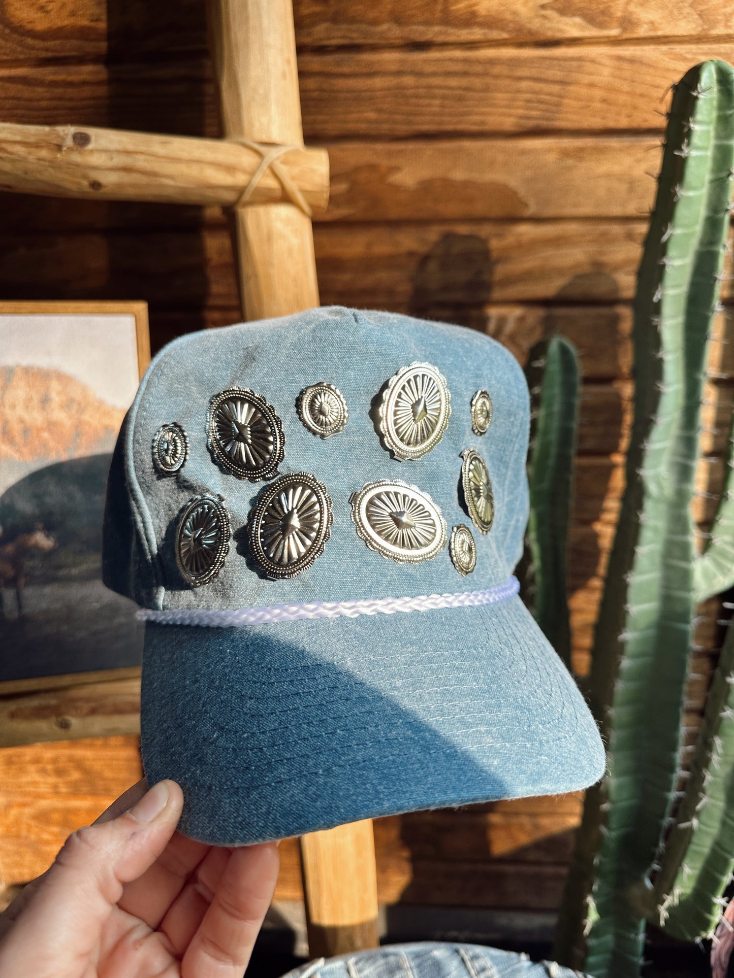 The Xtra Concho Trucker Cap - Denim
