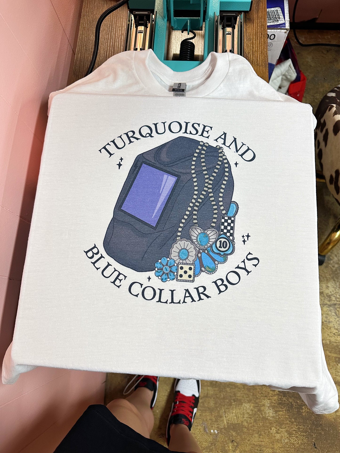 Blue Collar Boys Welder TEE or CREWNECK