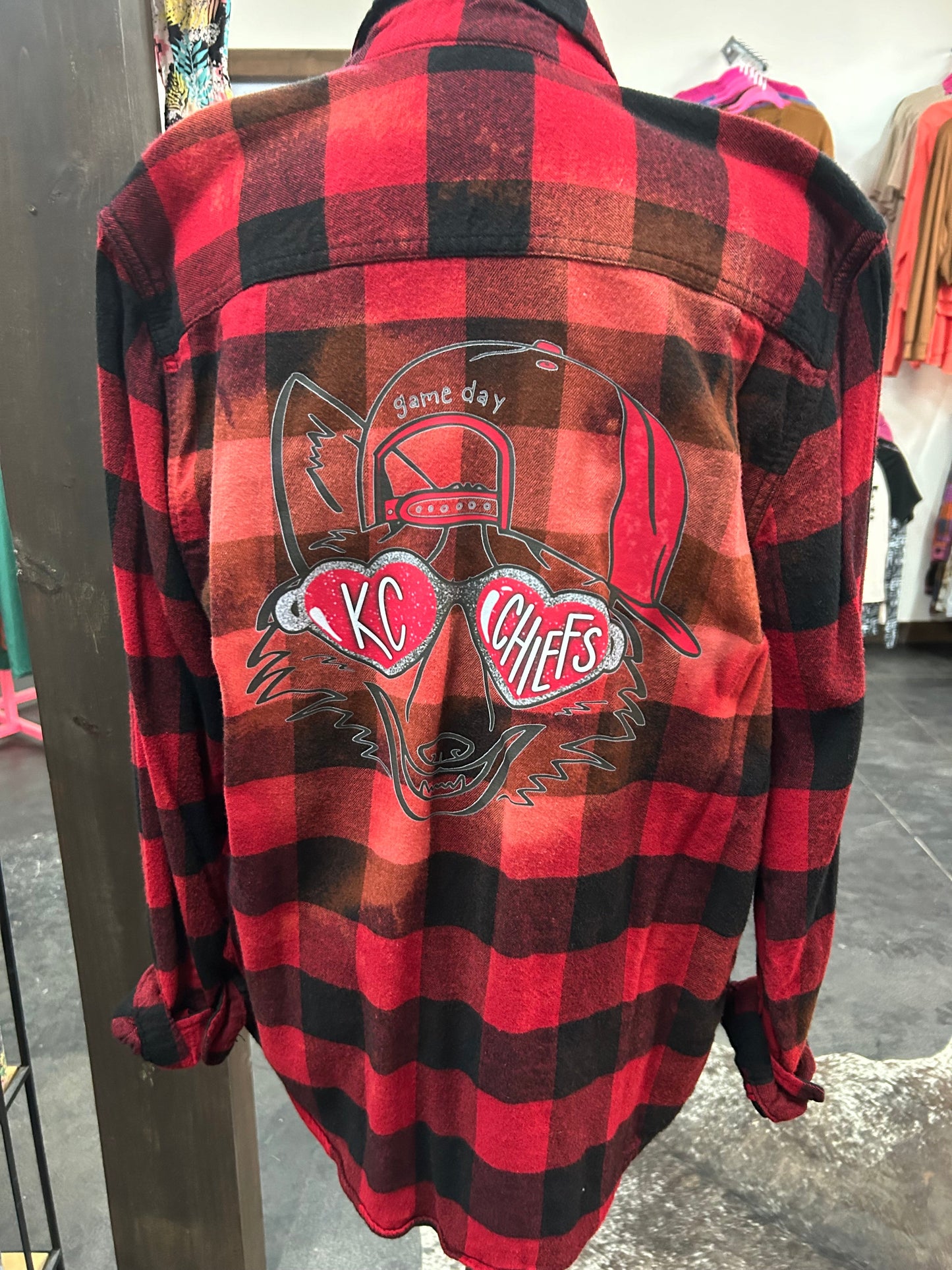 Chiefs Wolf Bleached Flannel WS