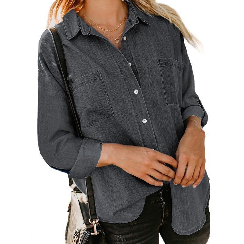 SilkSoft Loose Fit Denim Shirt