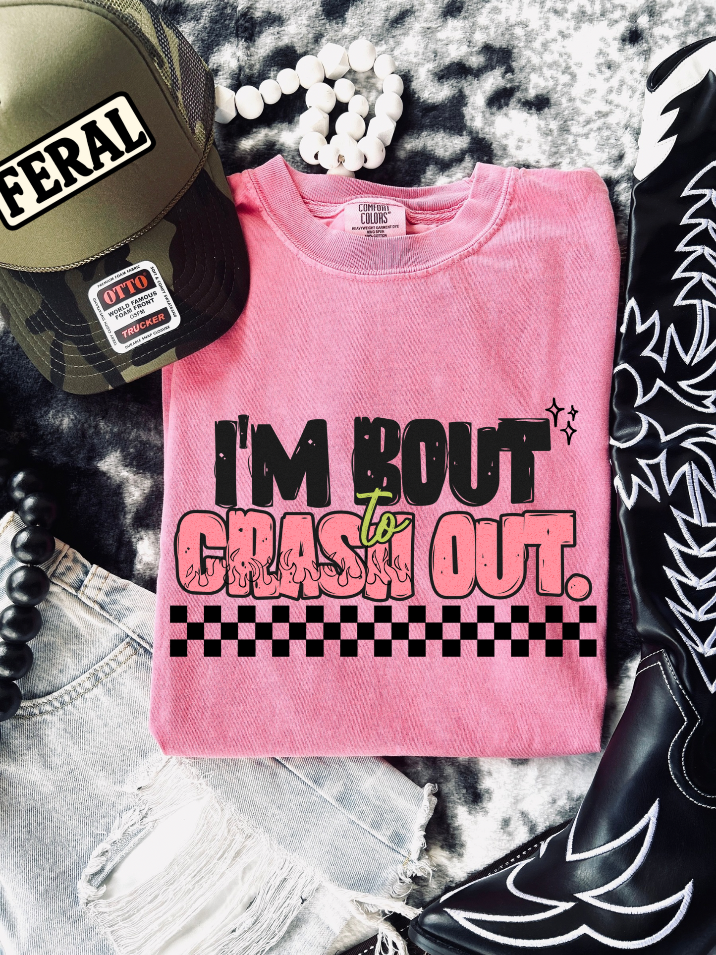 Crashing Out Tee