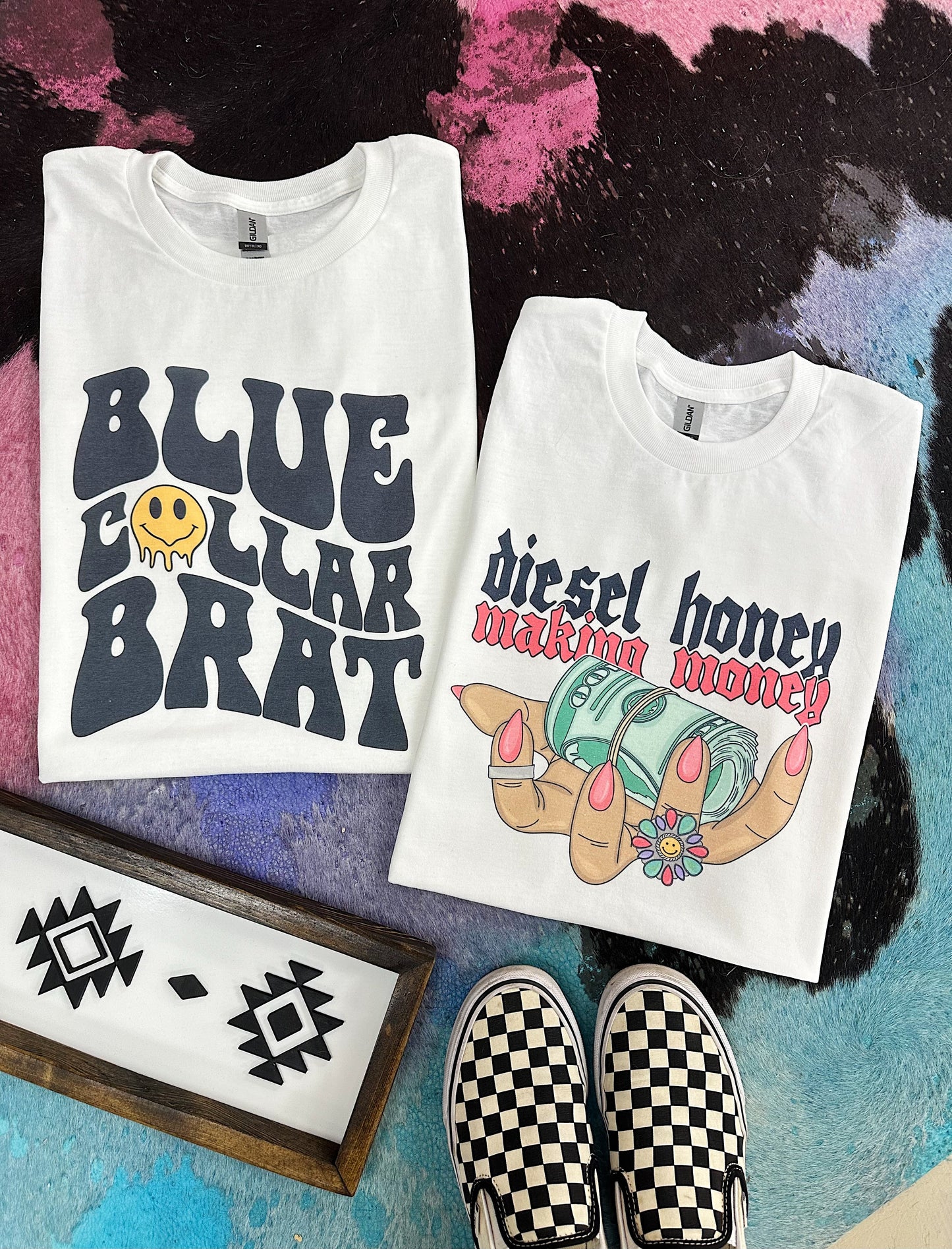 Blue Collar Brat TEE or CREWNECK