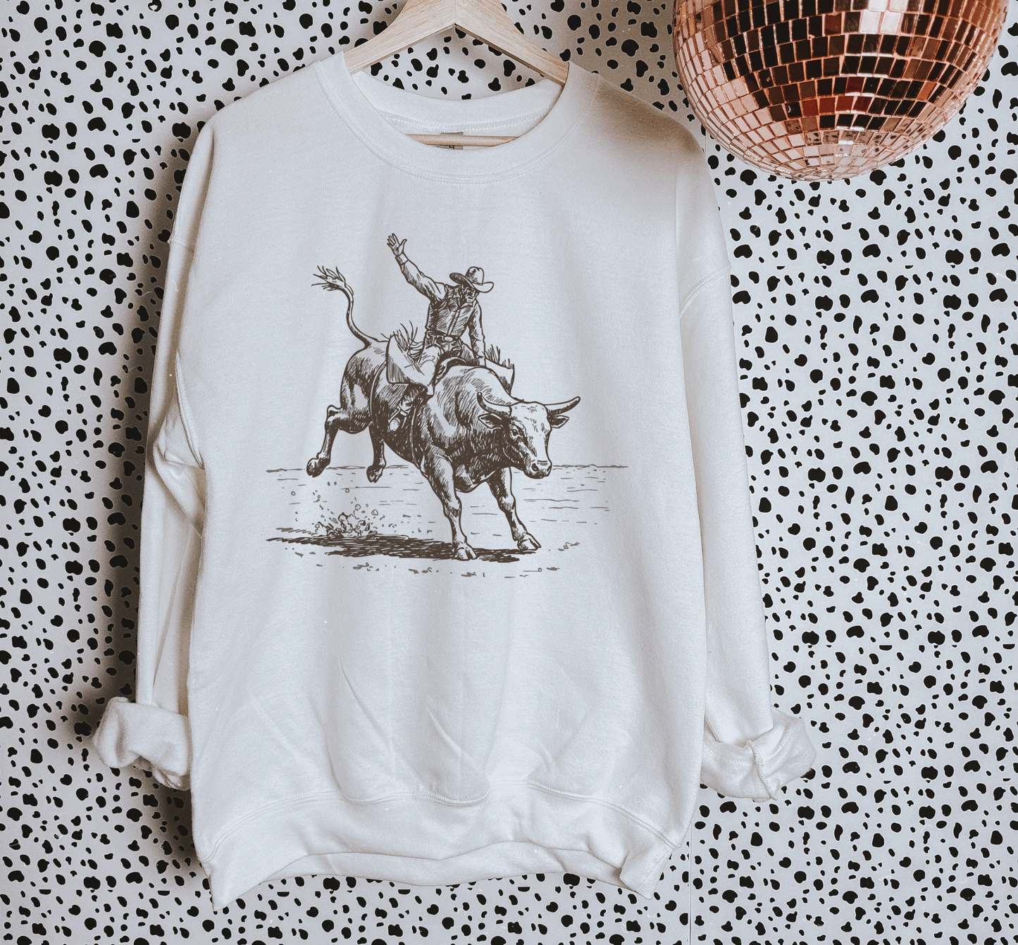 Vintage Bull Rider TEE or CREWNECK