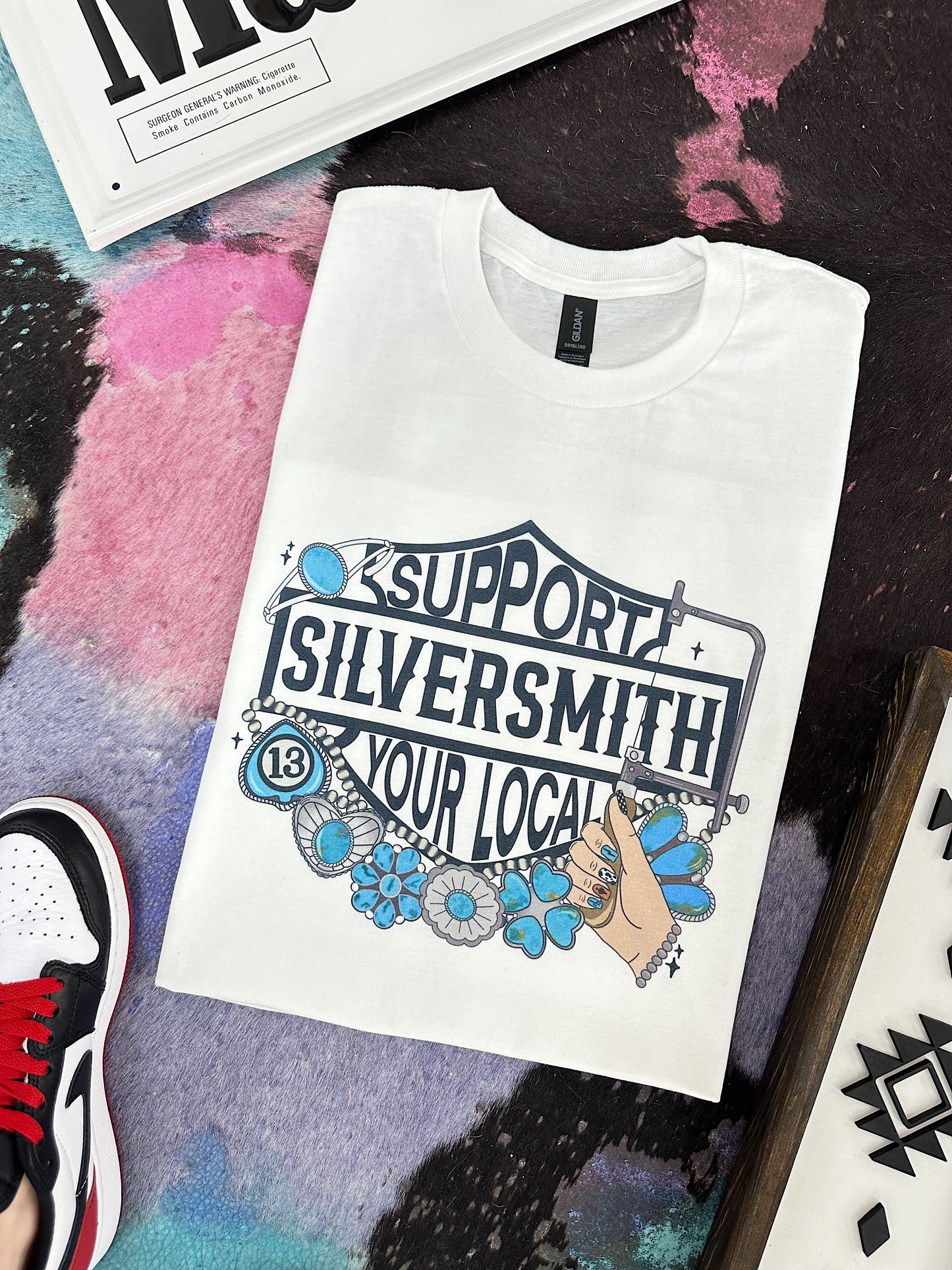Support Silversmith TEE or CREWNECK