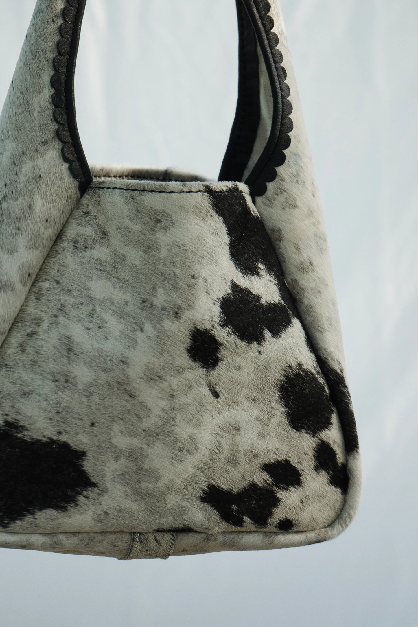 The Maddog Leather Cowhide Hobo Bag