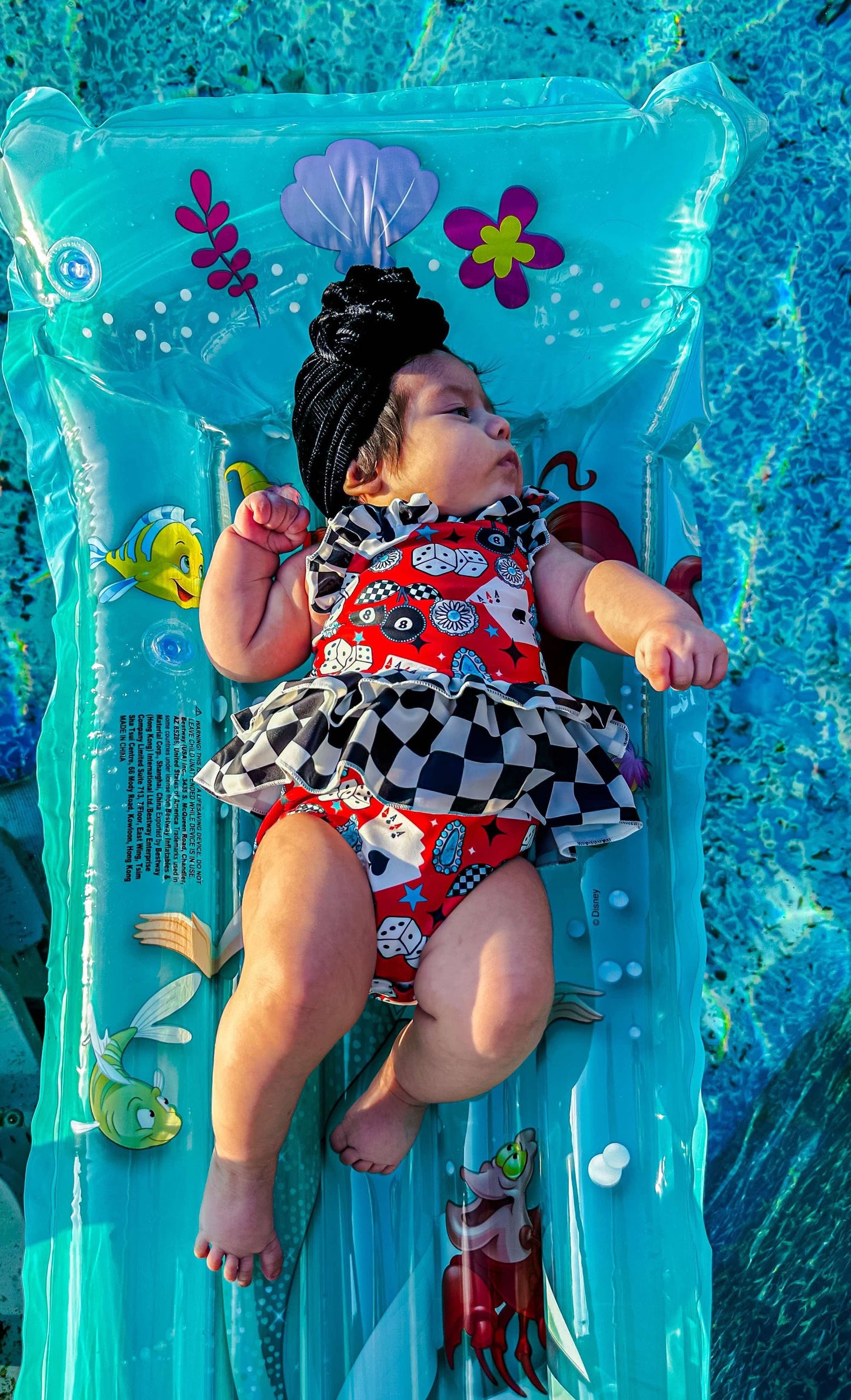 Wild Card Ruffled Swim Suit (FINAL SALE)