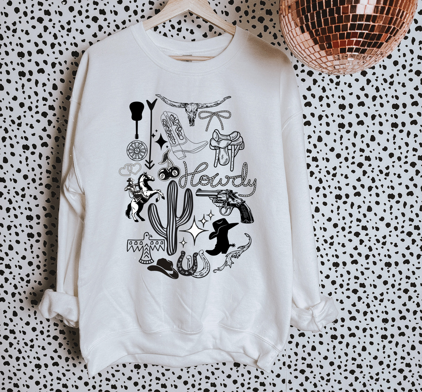 Howdy Collage TEE or CREWNECK