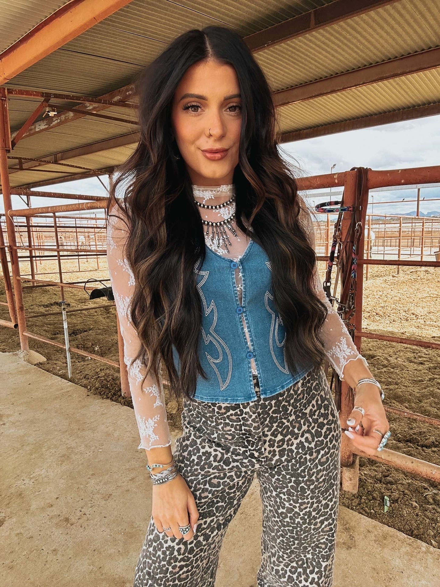 The Lacey Top - White