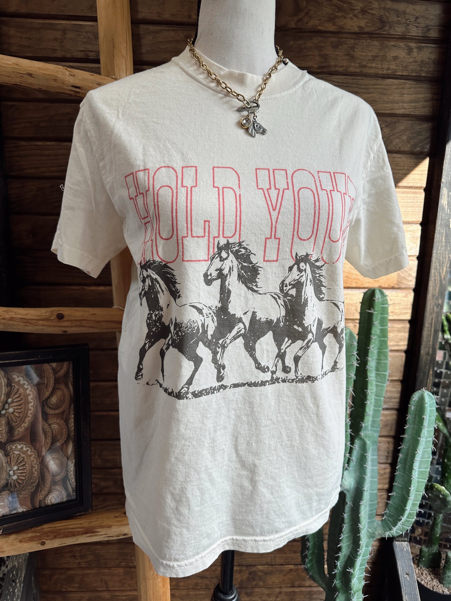 The Hold Your Horses Tee - XL