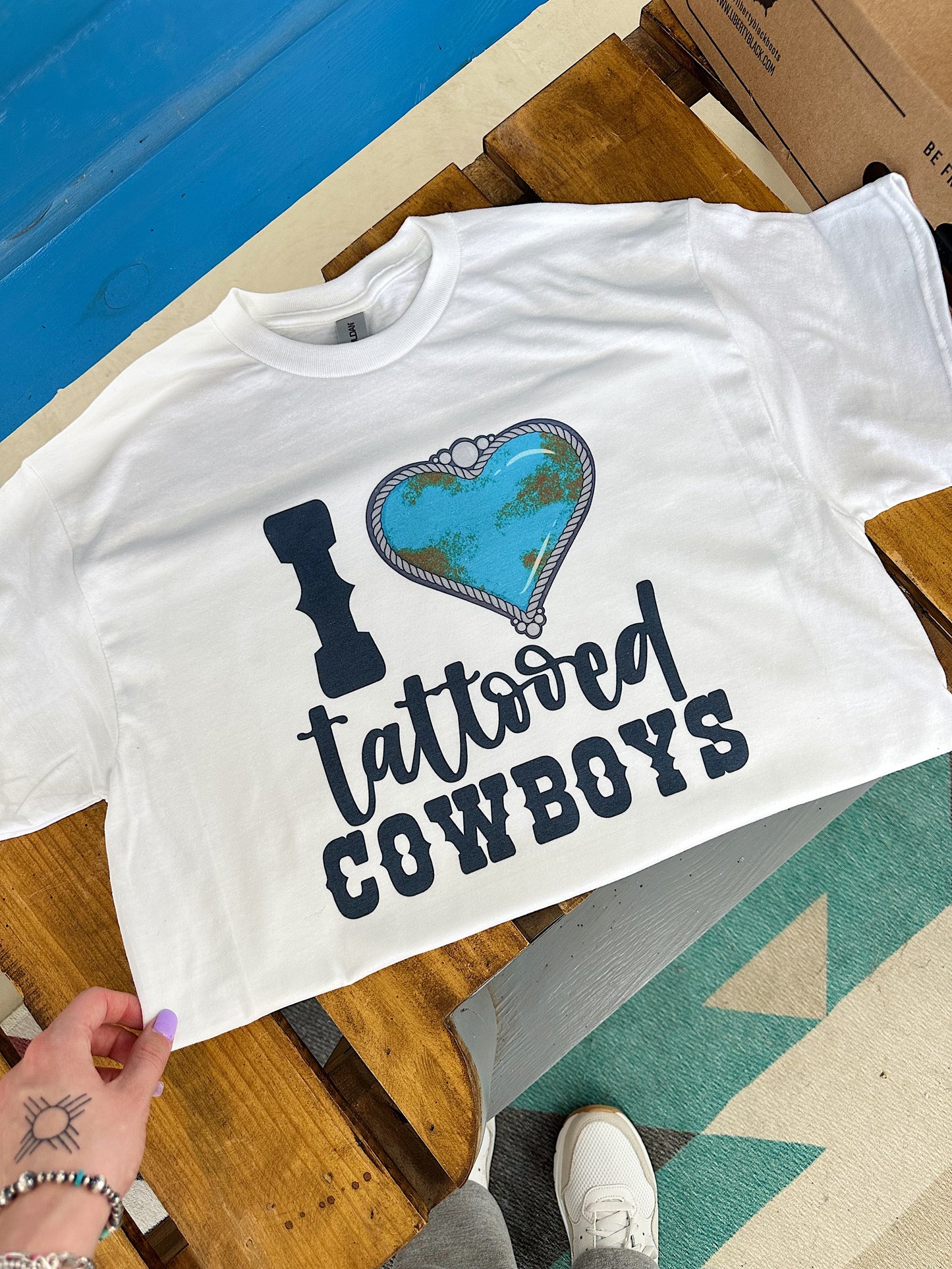 Tattooed Cowboys TEE or CREWNECK