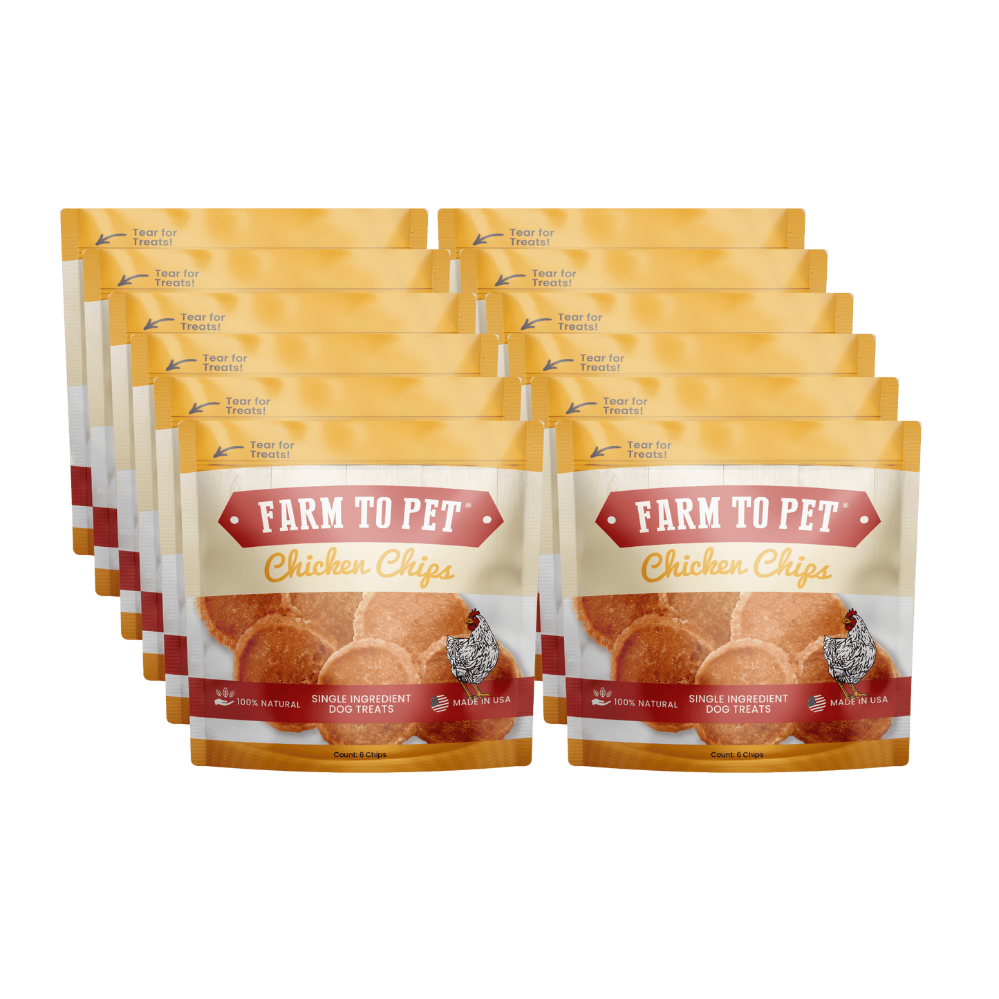Chicken Chips Snack Pack Bundles | Dog Party Favors & Training Treats