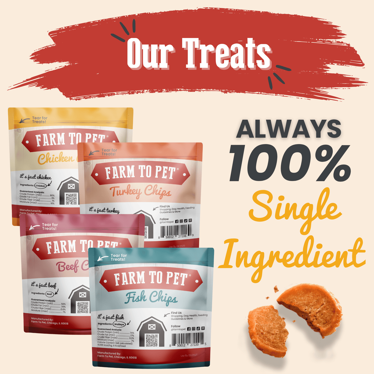 Snack Pack Dog Treat Sampler