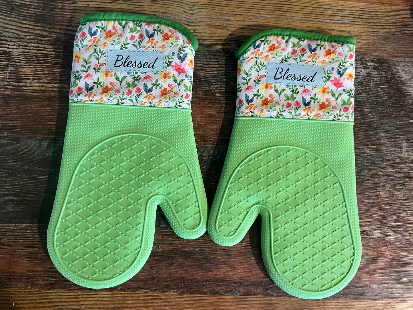 Silicone Oven Mitt *Blessed