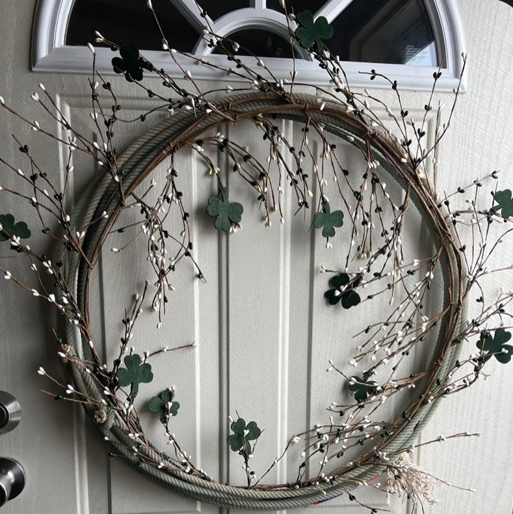 St Patrick Rope wreath
