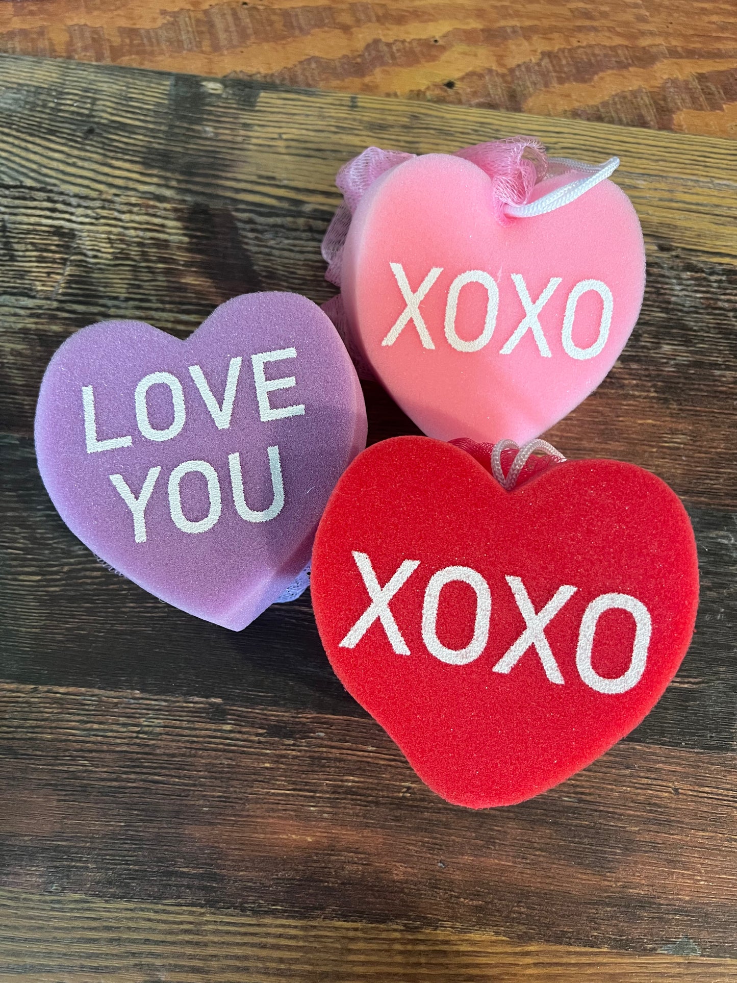Sweetheart Loofa/Sponge * Red XOXO