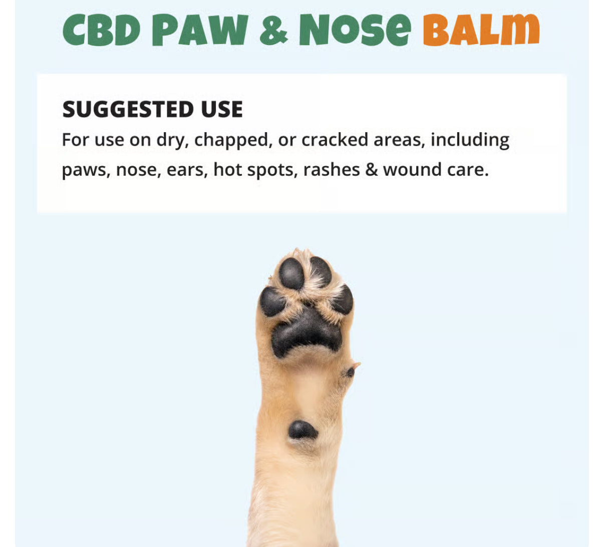 200MG CBD Paw & Nose Balm - 2oz Tin