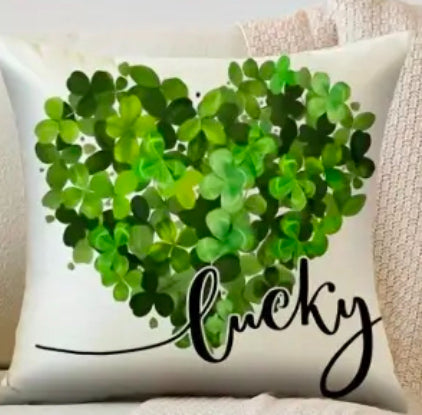 Lucky Shamrock 20”x20” pillow
