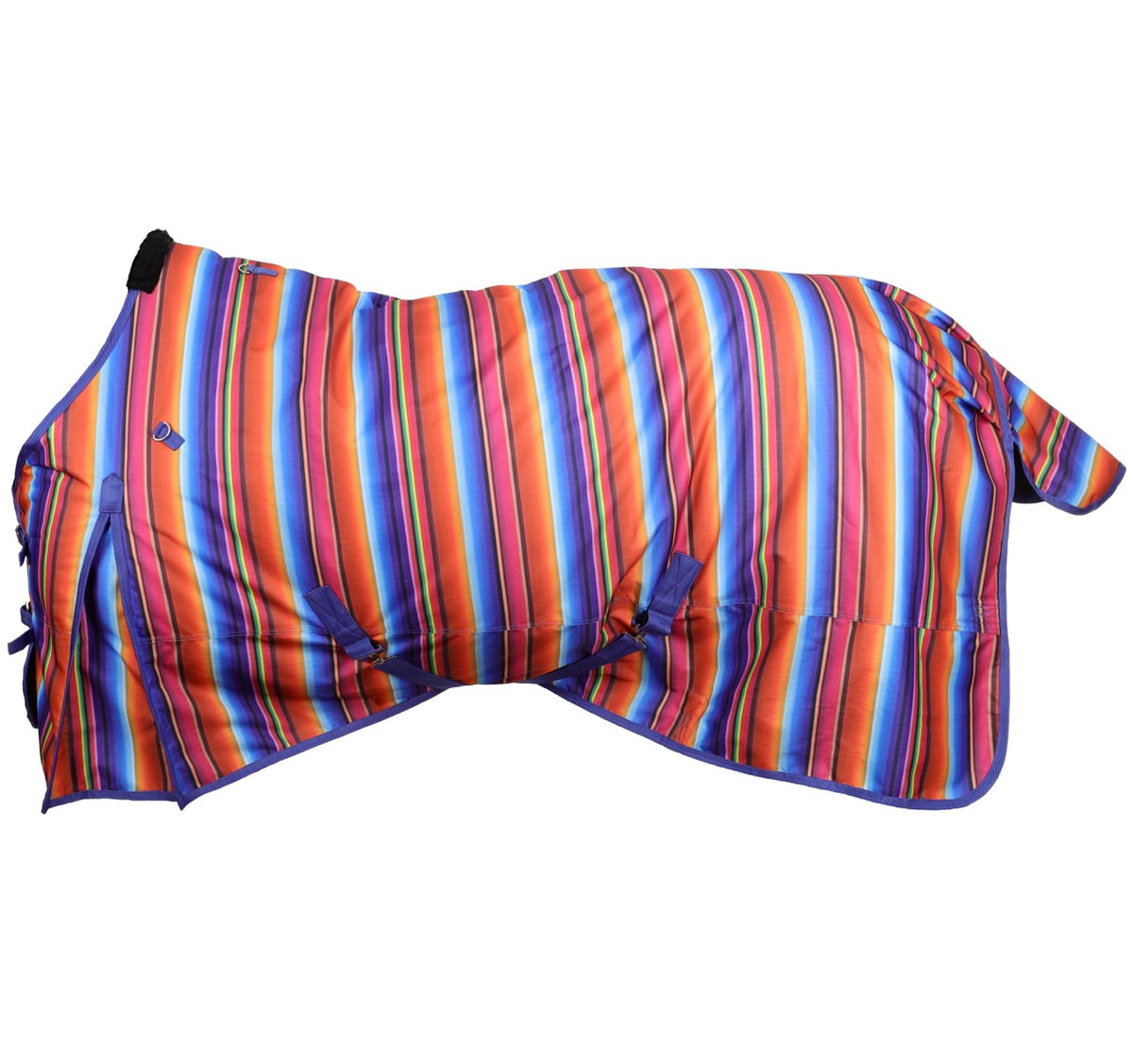 RTS 76” 1200D Waterproof and Breathable Turnout Blanket - Neon Serape Product ID: S-321