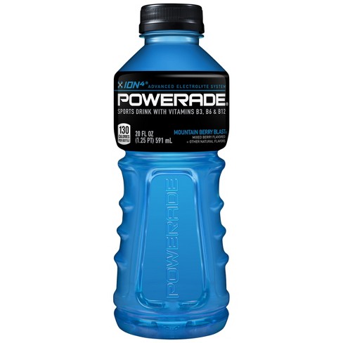 POWERADE MOUNTAIN BERRY - BLUE, 20 FL OZ