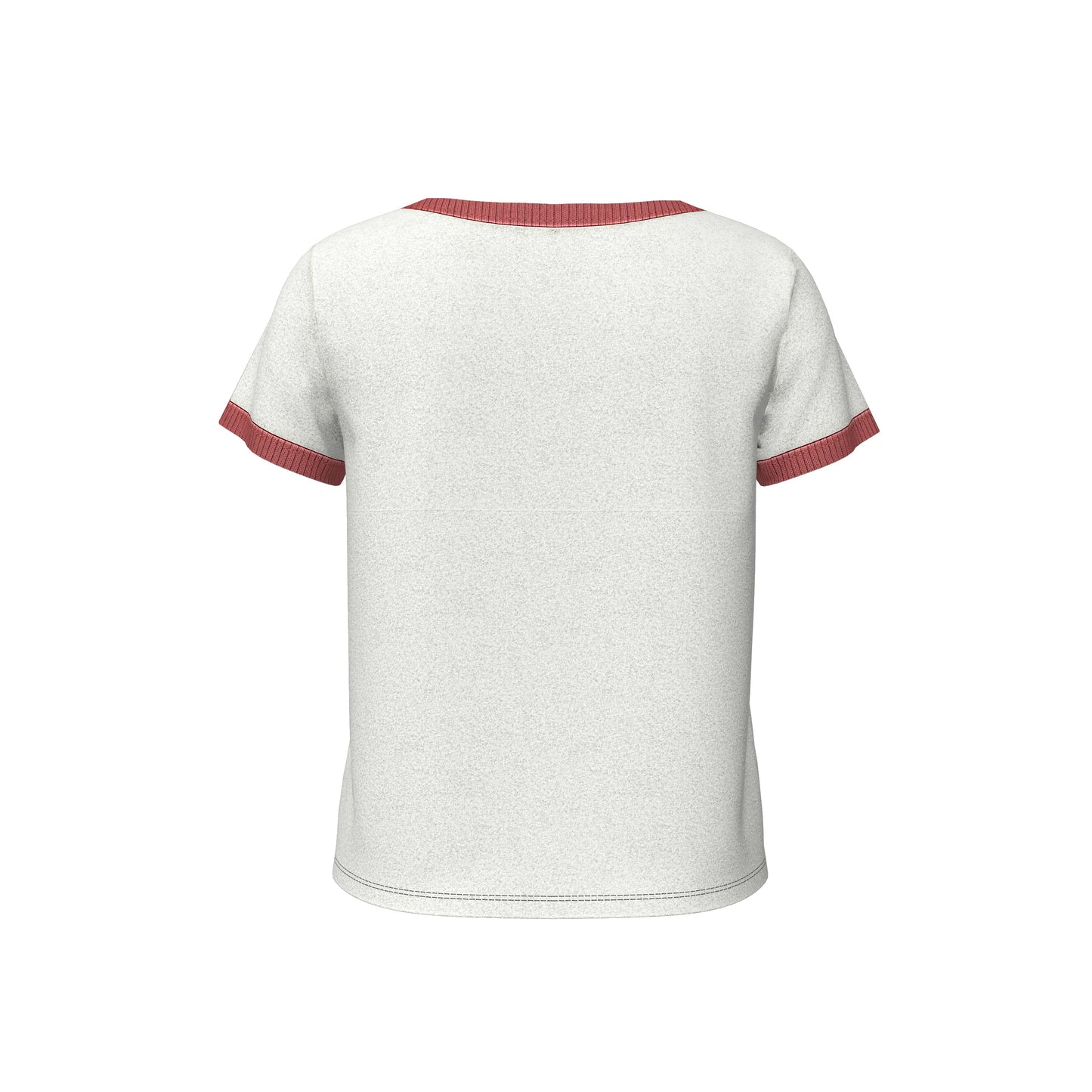 Girls Short Sleeve Ringer Tee
