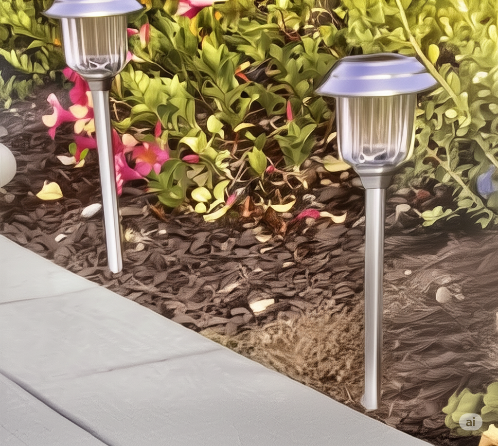 Member's Mark Solar LED Pathway Lights, Oil-Rubbed 12 Lumen (8 Pack)
