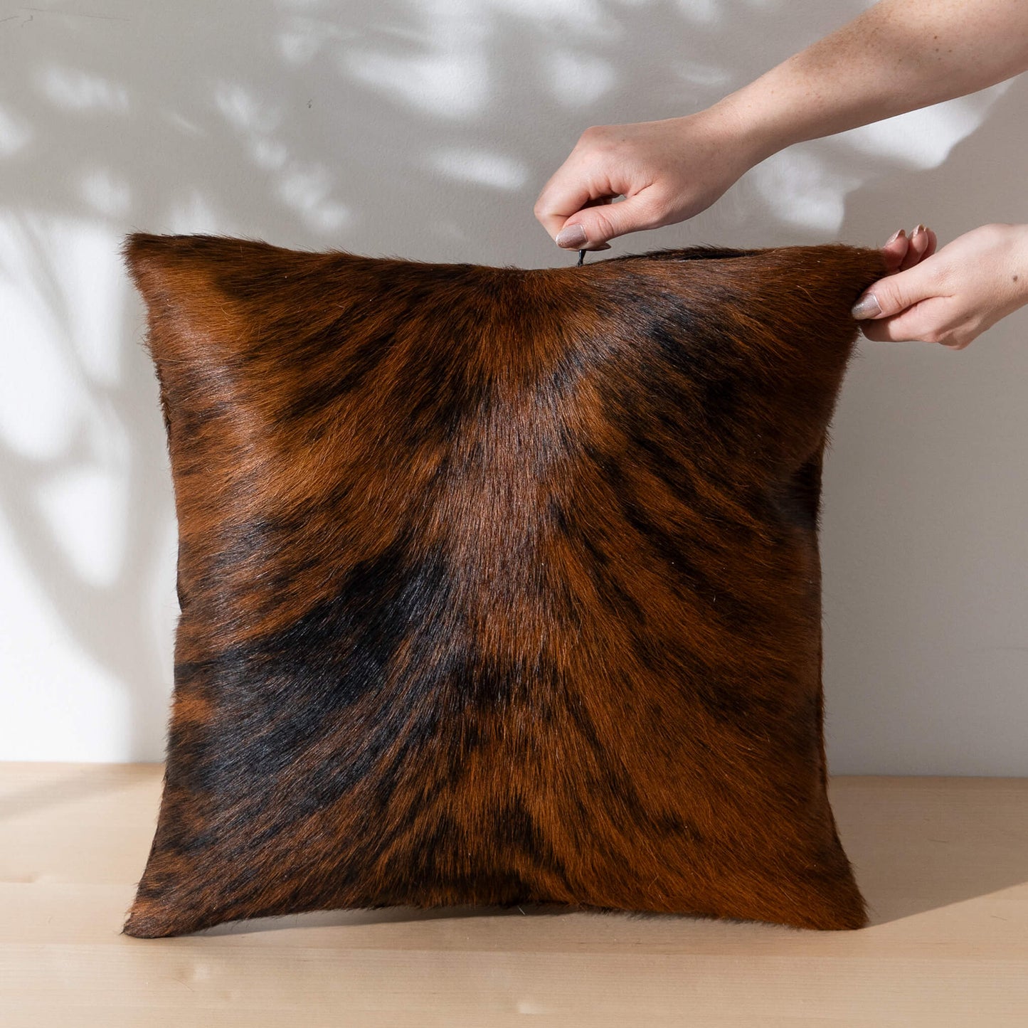 Brindle Cowhide Pillow
