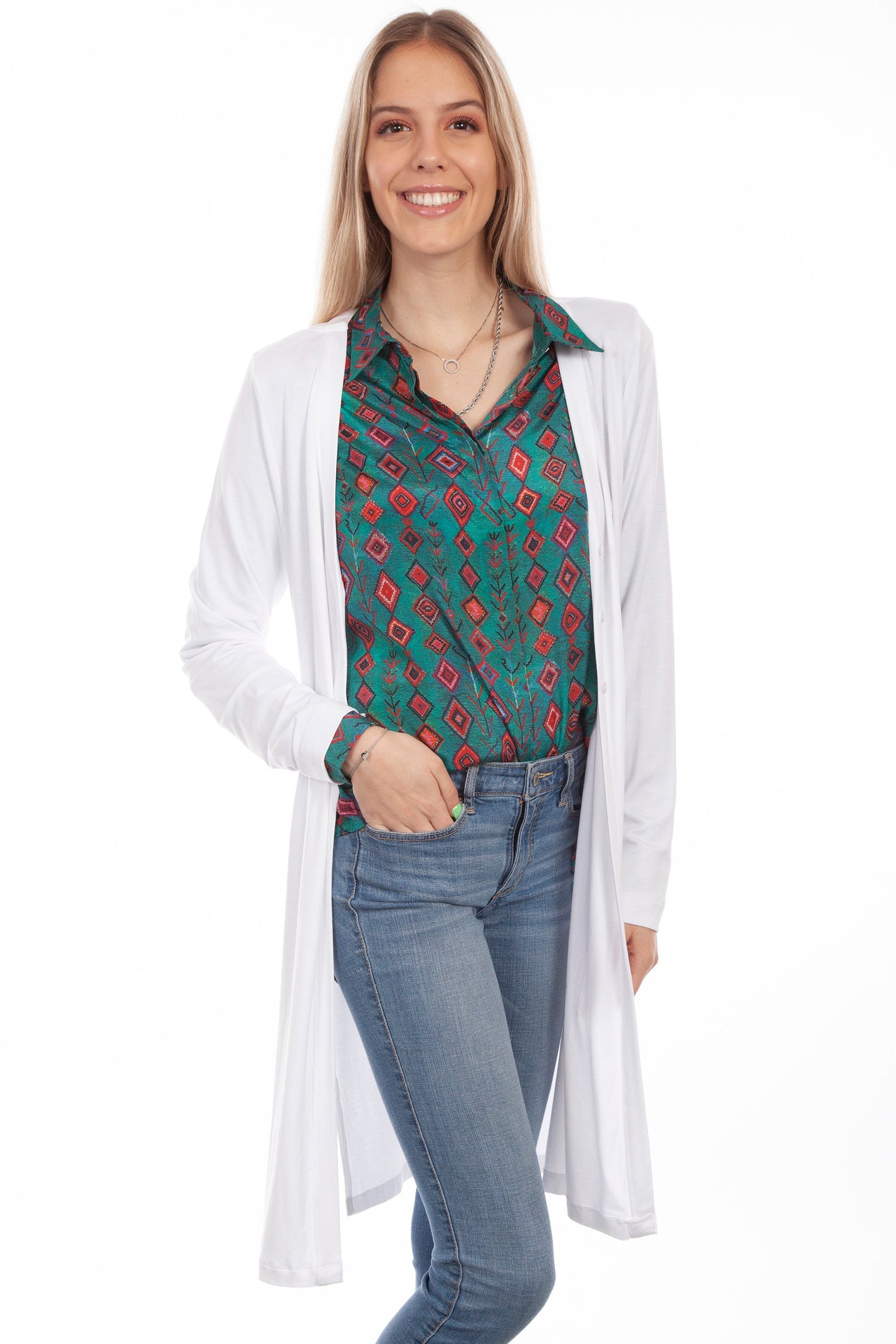 Side Slit Cardigan - HC716