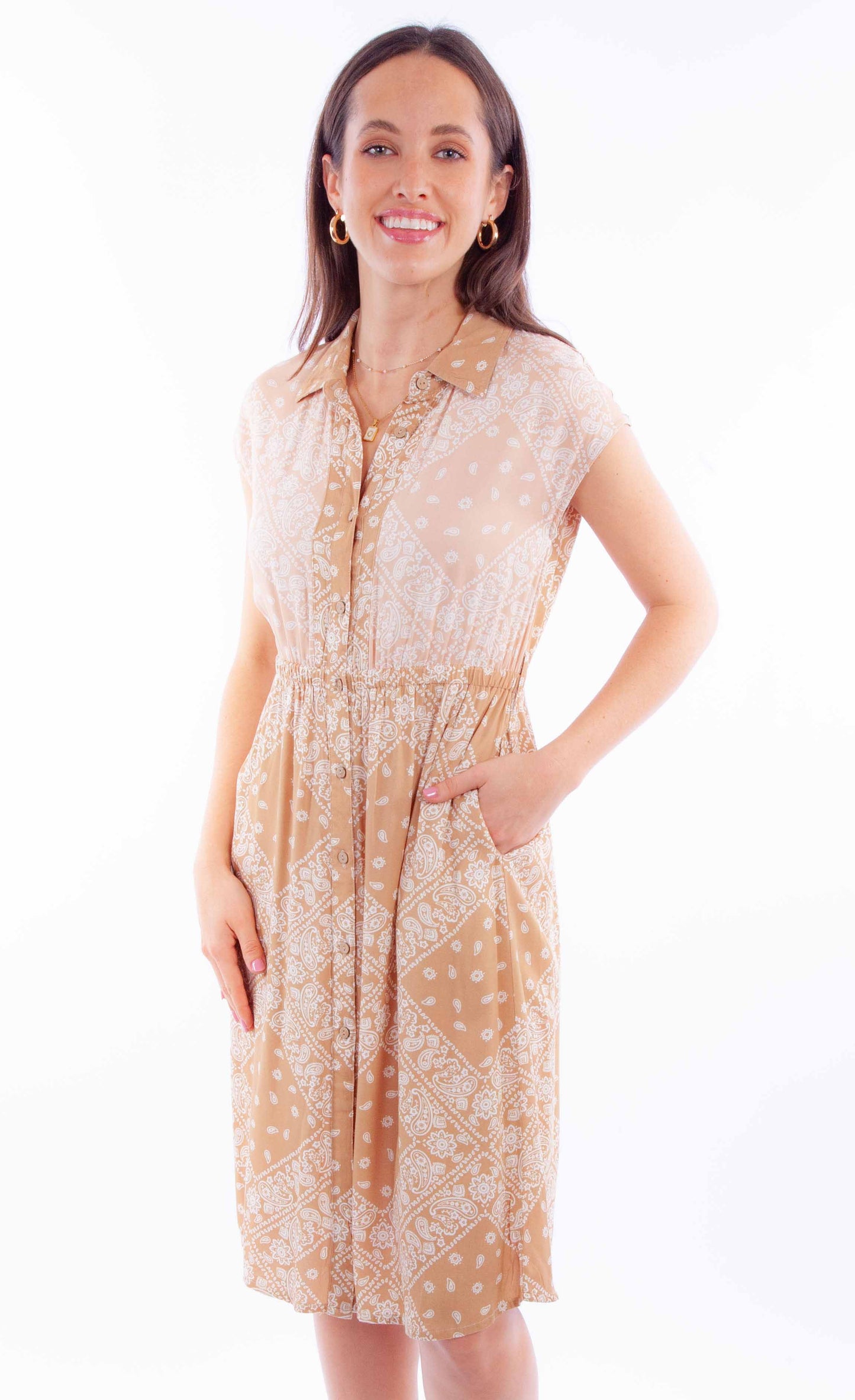 Bandana Print Dress - HC905