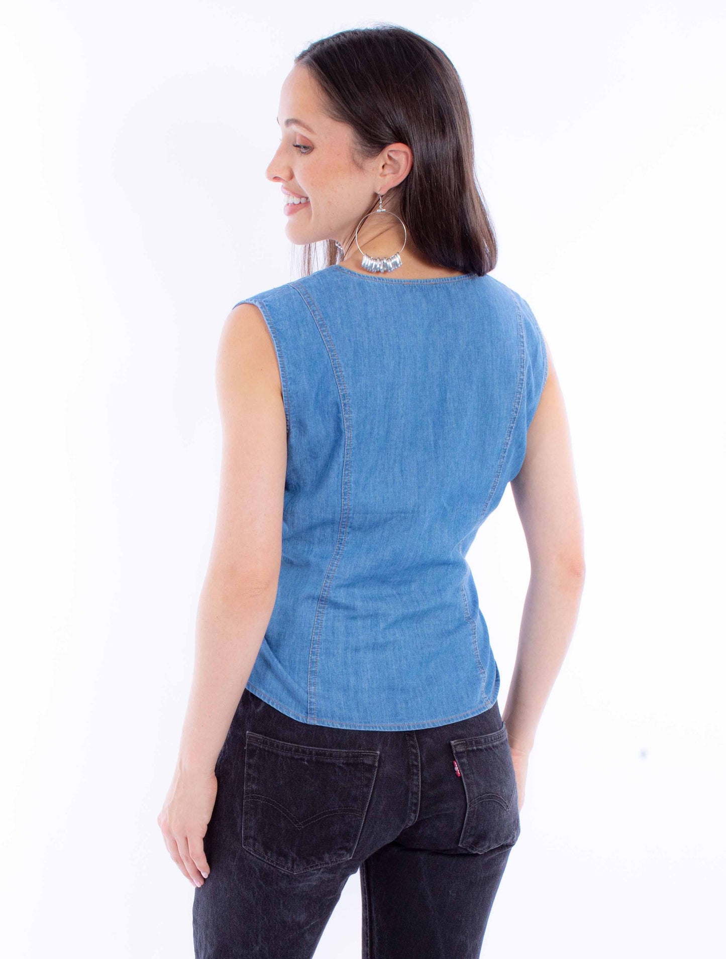 Vest With Side Lace Up - HC921