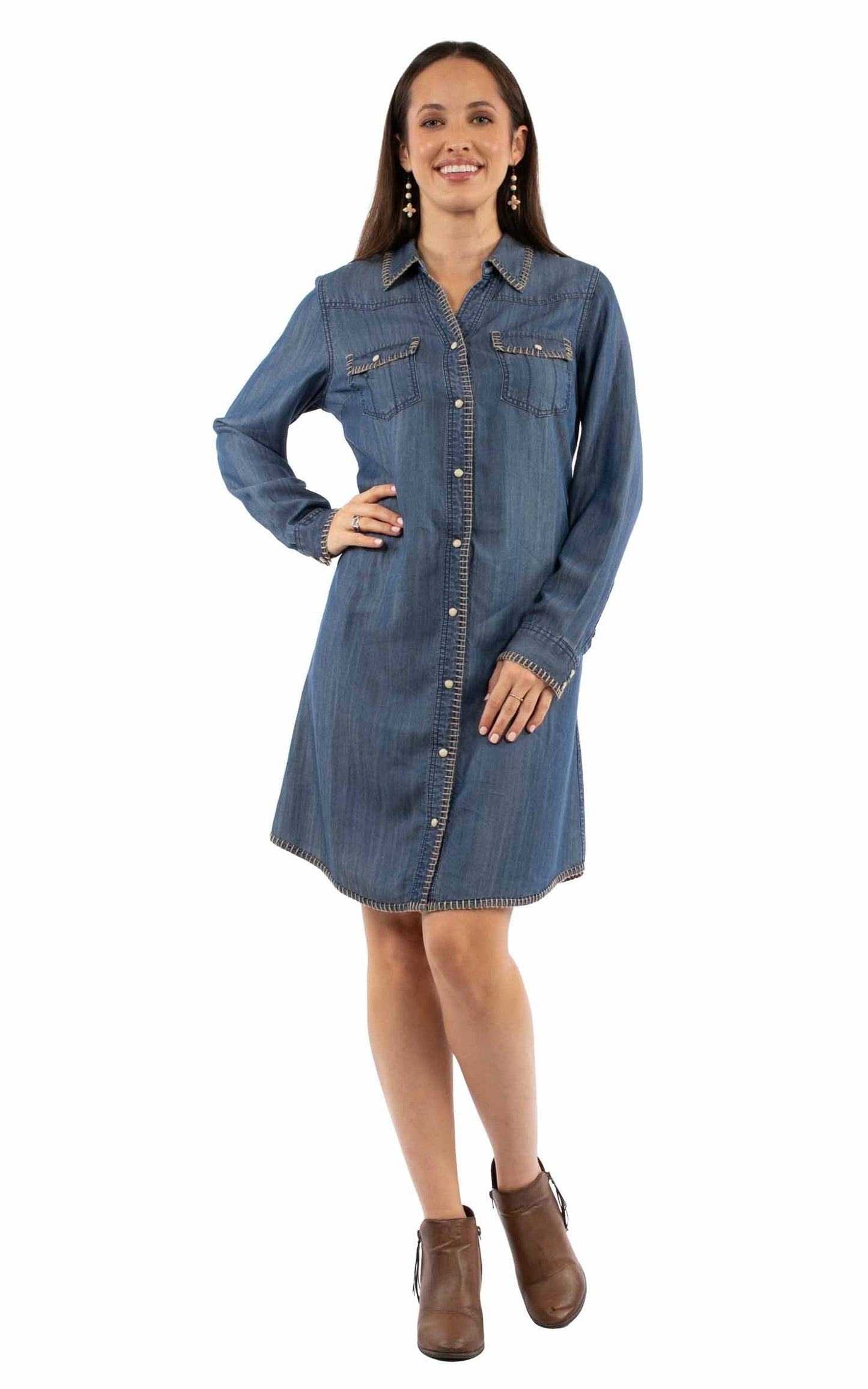 Whipstitch Dress - HC994