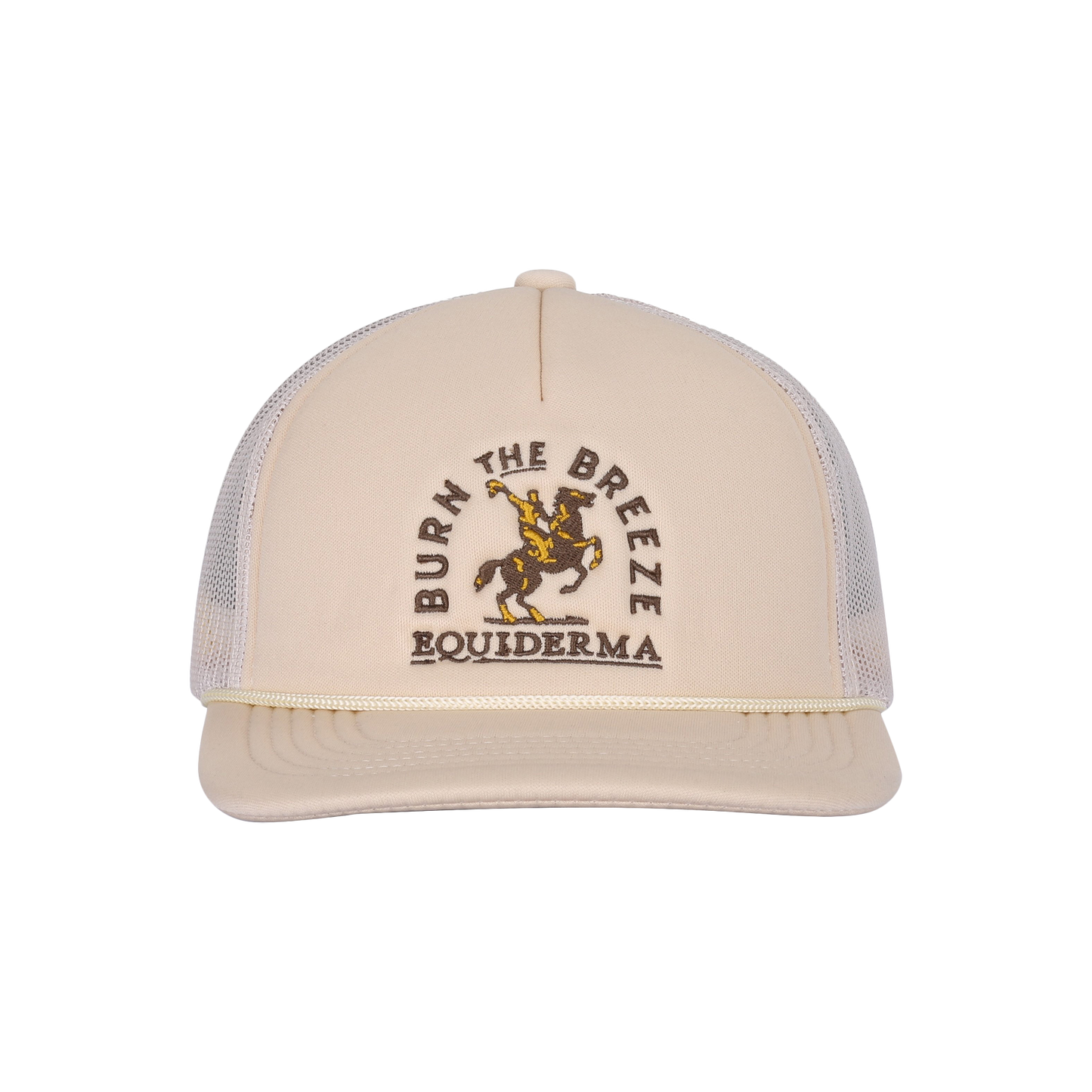 Burn the Breeze Tan Foam Baseball Cap