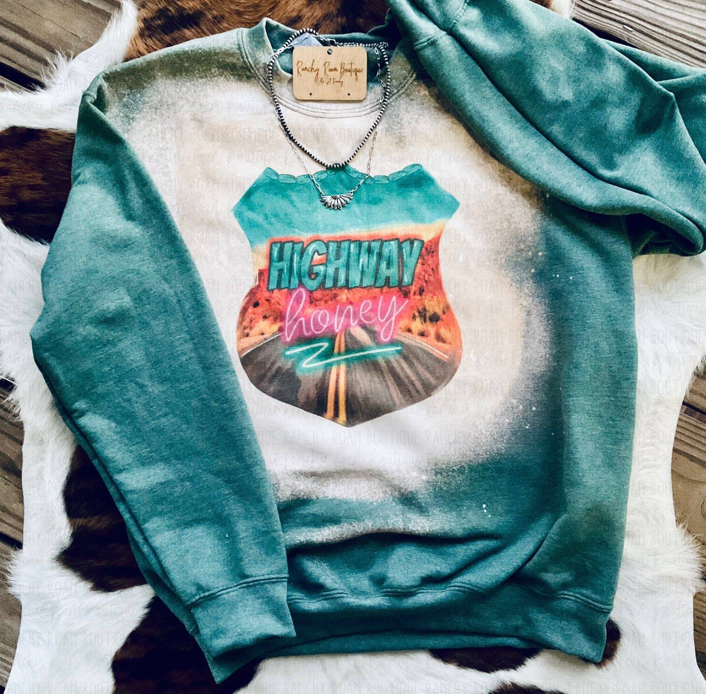 Highway Honey Western Graphic Sweatshirt