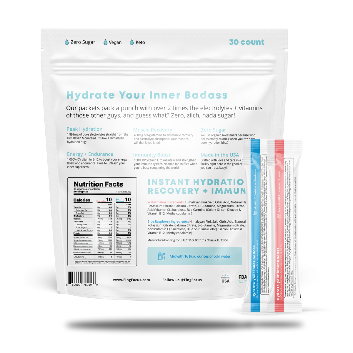 F'ing Hydration Packets - Quench Your Thirst for Greatness