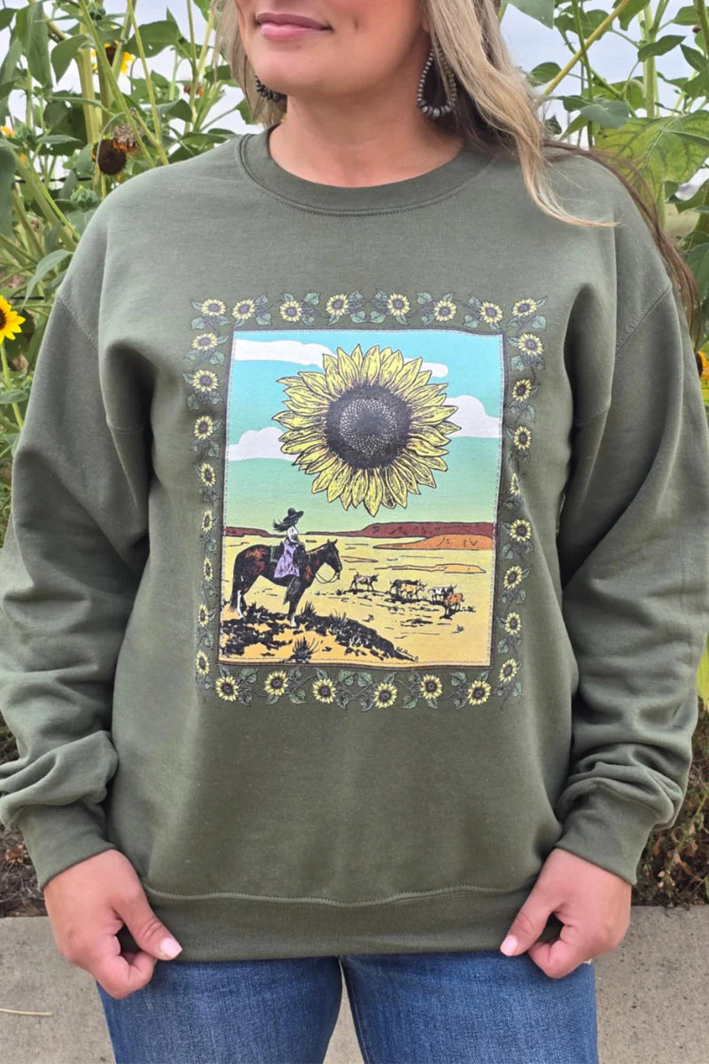 Sunflower in the Drawer pullover