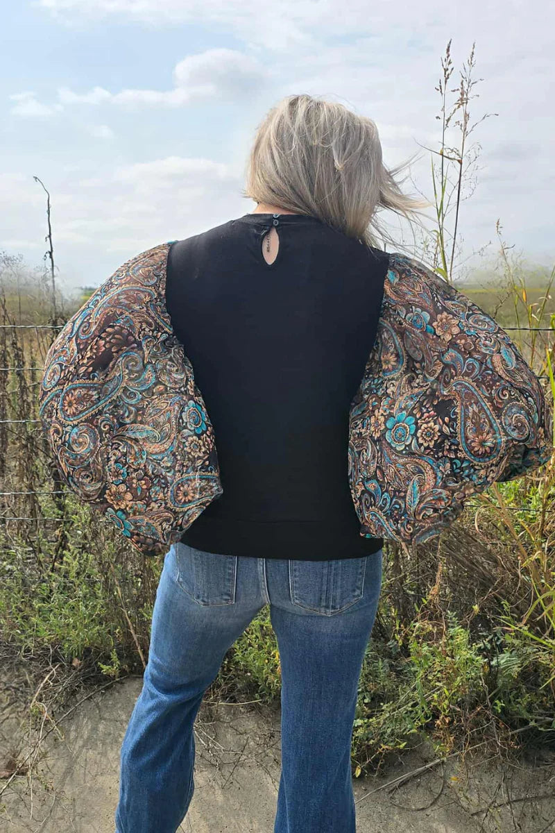 PAISLEY DREAMS TOP