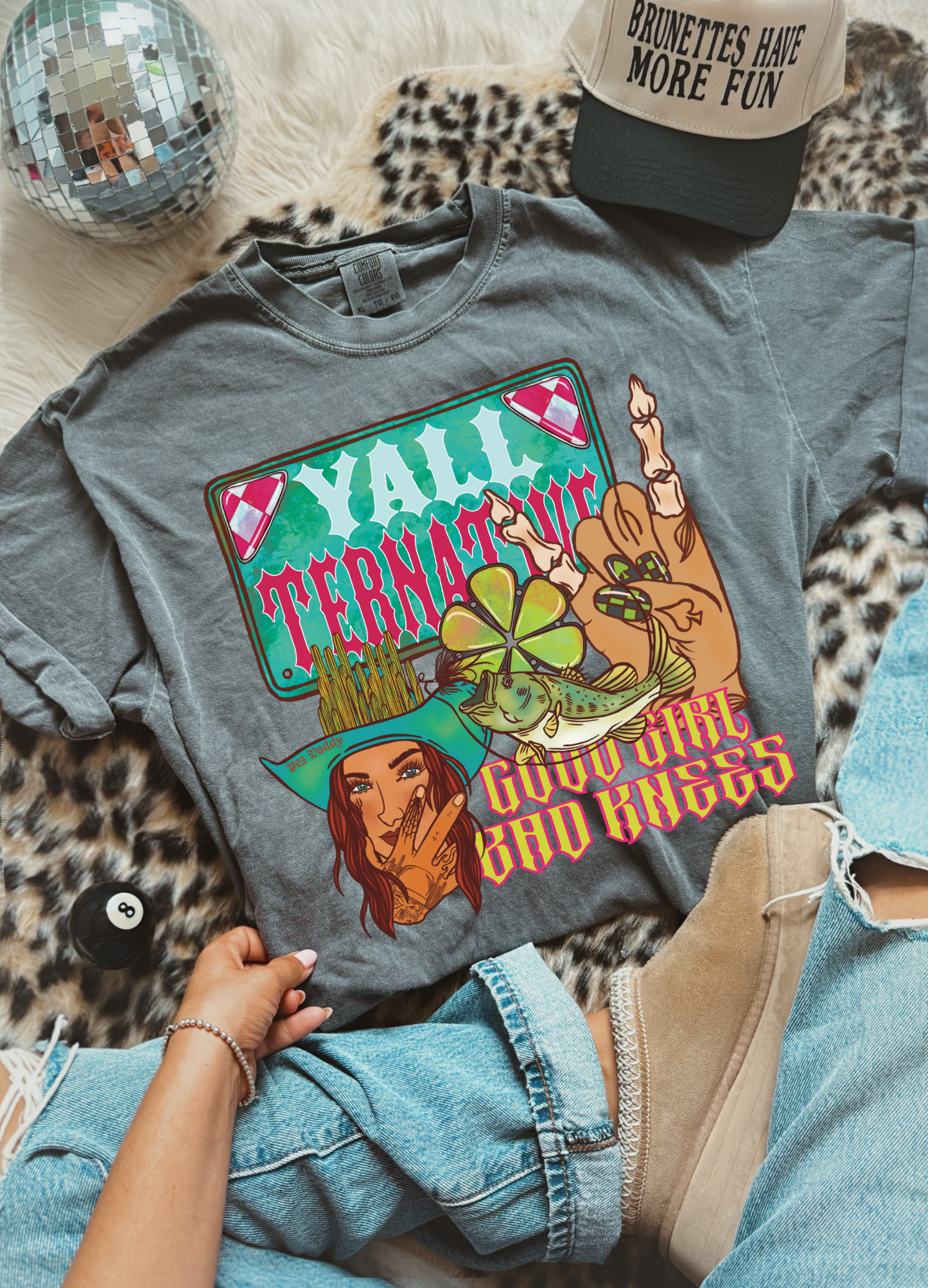 Yallternative patchwork Tee